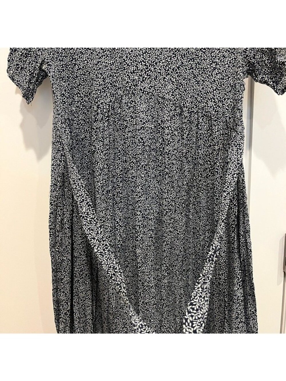 Vintage 90s Babydoll Empire Waist Maxi Dress Size M/L - Picture 3 of 5